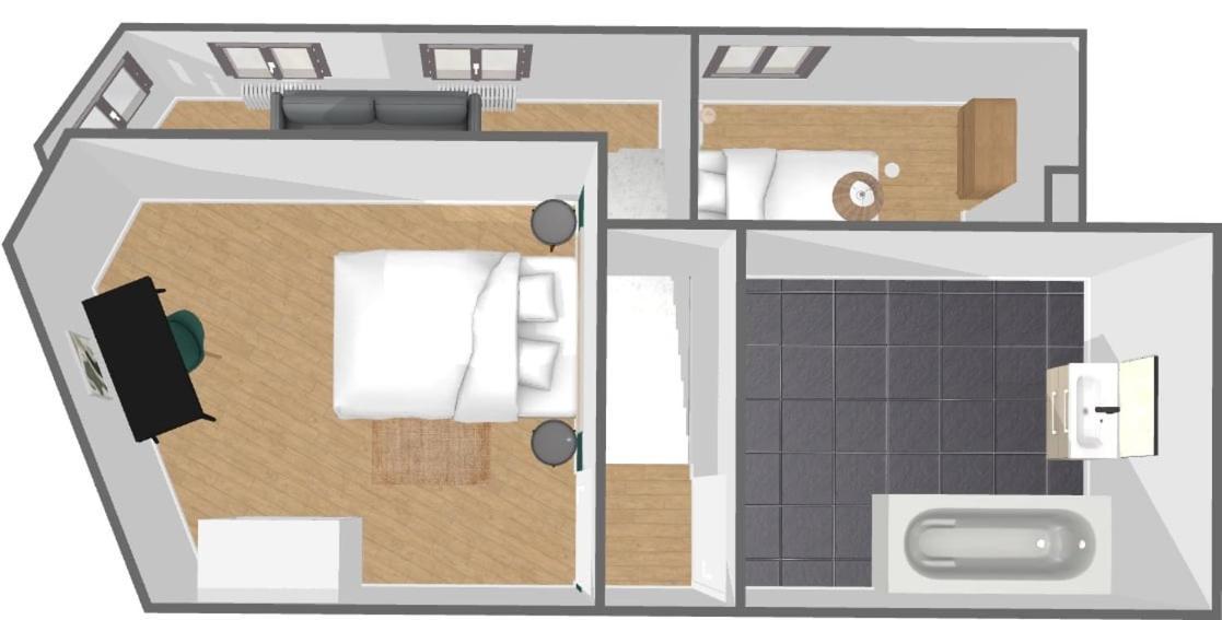 Duplex 2 Bedrooms 2 Bath Lille Kültér fotó